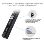 Houkiper Handheld Portable A4 Document Scanner 900DPI