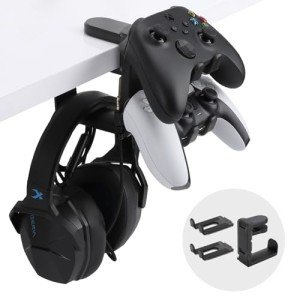 Ginzeca 3-in-1 Gaming Headphone and Controller Stand