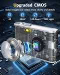 4K AutoFocus Vlogging Camera with 48MP Dual Lens