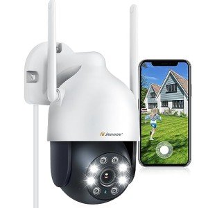 Jennov 2K Outdoor PTZ Security Camera with Night Vision