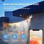 Jennov 2K Outdoor PTZ Security Camera with Night Vision