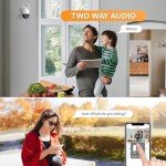 Jennov 2K Outdoor PTZ Security Camera with Night Vision