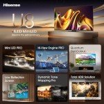 Hisense 65" Smart Mini-LED TV with Dolby Atmos