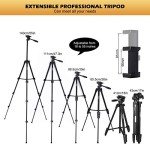 GRIFEMA GB1001 Extendable Phone Tripod with Remote