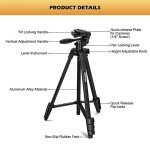 GRIFEMA GB1001 Extendable Phone Tripod with Remote