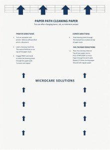 Reusable A4 Printer Cleaning Sheets - 10 Pack