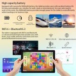 10" Android 14 Tablet with Dual Cameras and 64GB