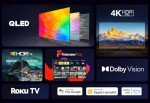 TCL 43" QLED 4K Smart TV with Roku