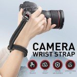 SUNYA Quick Release Camera Wrist Strap - Black