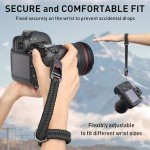 SUNYA Quick Release Camera Wrist Strap - Black