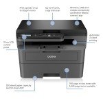 Brother DCP-L2620DW Mono Laser Printer 3-in-1