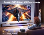Smart Projector with Netflix, Dolby Audio, 4K Support