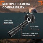 BENOISON 420-800mm Telephoto Lens for Canon DSLRs