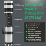 Lightdow 420-800mm F8.3 Telephoto Lens for Canon