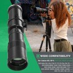 Lightdow 420-800mm F8.3 Telephoto Lens for Canon