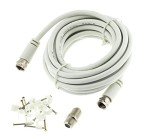 Reulin 3M Slim Coaxial Cable Kit for TV