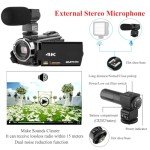 Sixtary 4K WiFi Camcorder for Vlogging