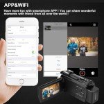 Sixtary 4K WiFi Camcorder for Vlogging
