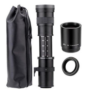 JINTU 420-800mm Manual Telephoto Lens for Canon