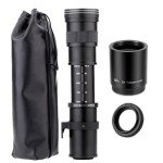 JINTU 420-800mm Manual Telephoto Lens for Canon
