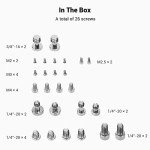 SMALLRIG Complete 26-Screw Kit for Cameras