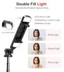 Selfie Stick Tripod with Remote & LED Lights
