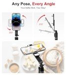 Selfie Stick Tripod with Remote & LED Lights