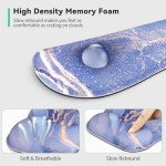 Memory Foam Keyboard & Mouse Wrist Support Set