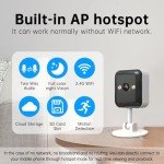 JOOAN 2K WiFi Security Camera with Night Vision
