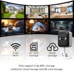 JOOAN 2K WiFi Security Camera with Night Vision