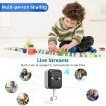 JOOAN 2K WiFi Security Camera with Night Vision