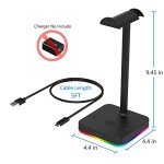 KAFRI RGB Wireless Charger & Headphone Stand