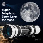 JINTU 420-800mm f/8.3 Telephoto Lens for DSLR