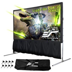 Elite Screens 123" Portable ALR Projector Screen