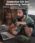 Podcast Equipment Bundle: Audio Interface & Microphone