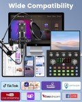 Podcast Equipment Bundle: Audio Interface & Microphone