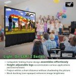 Elite Screens 123" Portable ALR Projector Screen
