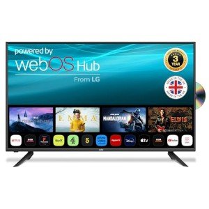 43" Smart LED TV with Built-In DVD & Freeview