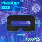 1000 Black Disposable VR Masks for Oculus & More