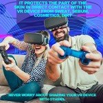 1000 Black Disposable VR Masks for Oculus & More