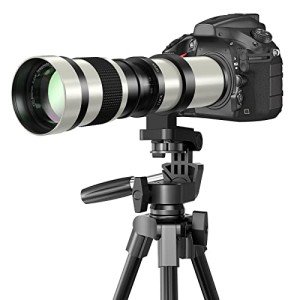 Lightdow 420-800mm f/8.3 Telephoto Lens for Canon