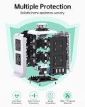 8-Way Surge Protected Tower Extension with USB-C