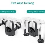 Space-Saving VR Wall Mount for Headsets & Controllers
