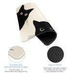 Cute Cat Mouse Pad with Non-Slip Base