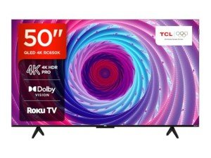 TCL 50-inch QLED 4K Smart TV with Roku