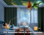 Portable 4K Mini Projector with WiFi and Bluetooth