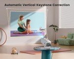 Portable 4K Mini Projector with WiFi and Bluetooth