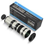 Lightdow 420-800mm f/8.3 Telephoto Lens for Canon