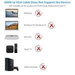 HDMI to VGA Converter Cable (10ft/3m)