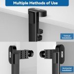 2-in-1 Desk Cup Holder & Headphone Hook